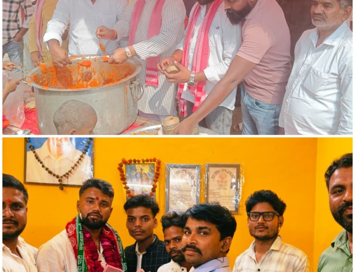 राहुल यादव के जन्मदिन पर भव्य भंडारा, क्षेत्र में उत्साह का माहौल