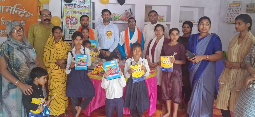 योगेंद्र सिंह का शास्त्री नगर वार्ड के राजपूत शिक्षा मंदिर में हुआ भव्य स्वागत