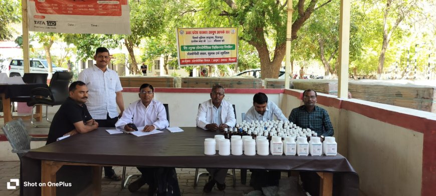 पुलिस लाइन्स चित्रकूट में होम्योपैथिक स्वास्थ्य शिविर का का आयोजन किया गया।