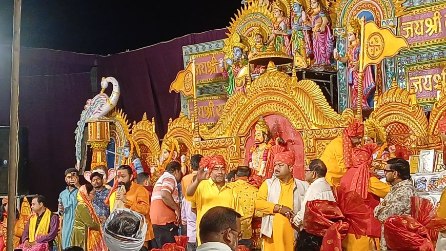 श्री बालाजी महाराज के विशाल जागरण-कीर्तन में उमड़ा आस्था का जन सैलाव, नगर में निकाली गई ज्योति यात्रा