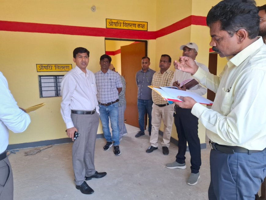 राजकीय होम्योपैथिक चिकित्सालय भवन निरीक्षण में कई कमियां उजागर, एक सप्ताह में कार्य पूर्ण करने के निर्देश