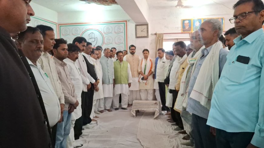 पूर्व केंद्रीय मंत्री मोहसिना किदवई को कांग्रेसजनों ने दी श्रद्धांजलि