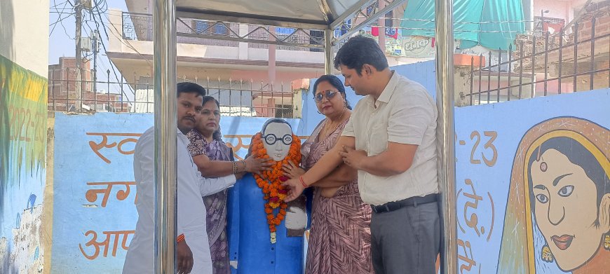 रनिया नगर पंचायत में धूमधाम से मनाई गई अंबेडकर जयंती जनप्रतिनिधियों ने अंबेडकर प्रतिमा पर किया माल्यार्पण”