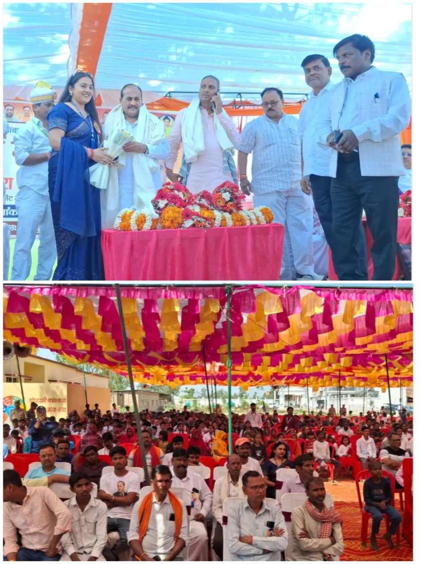 अंबेडकर जयंती पर झांसापुरवा में भव्य आयोजन, कैबिनेट मंत्री दारासिंह चौहान रहे मुख्य अतिथि