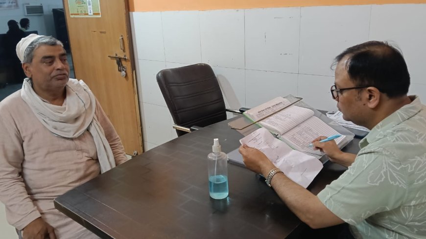 संयुक्त चिकित्सालय सिरौलीगौसपुर में 600 मरीजों का उपचार कर दवायें दी गई