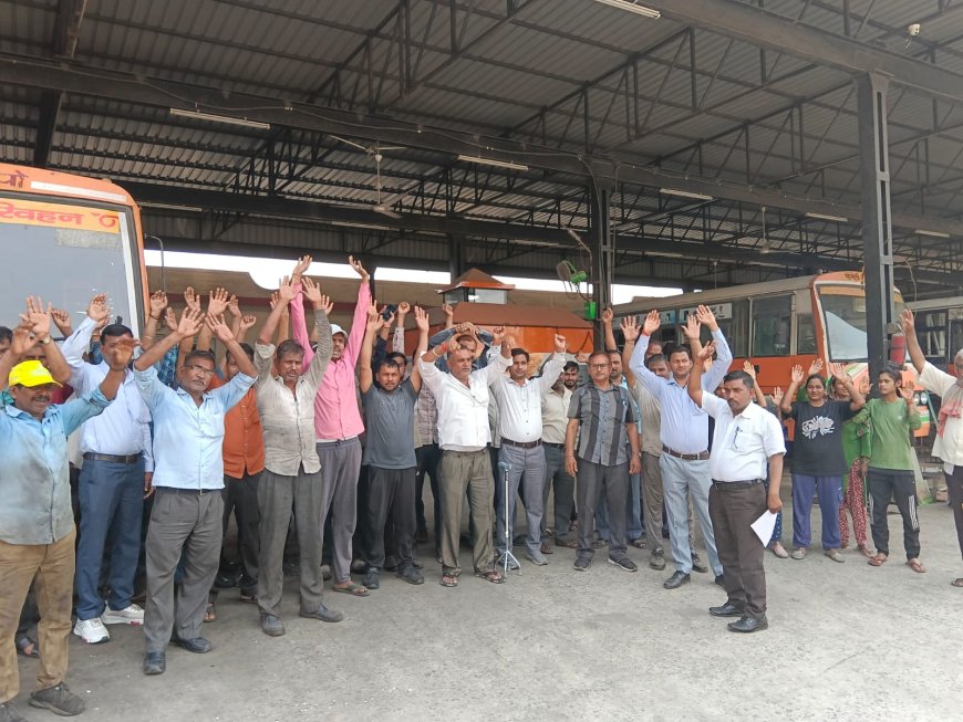 रोडवेज कर्मचारियों का उबाल: तीसरे दिन भी गेट मीटिंग, 28 अप्रैल को धरना का ऐलान