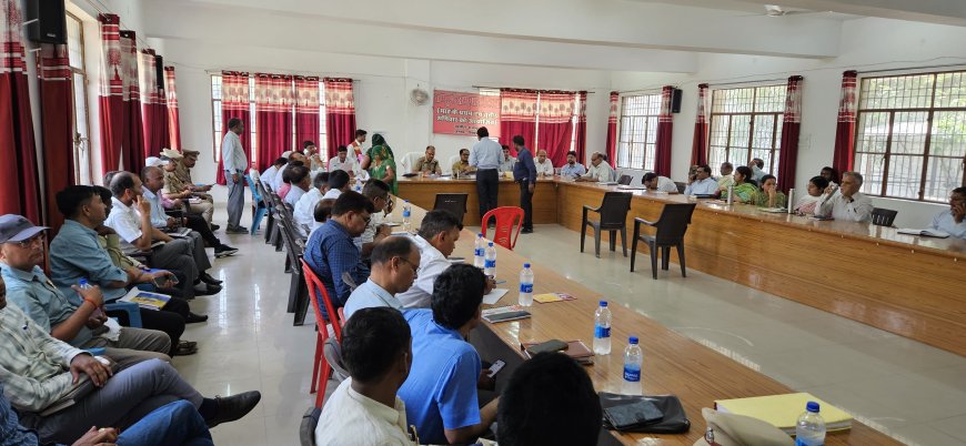 जिलाधिकारी एवं पुलिस अधीक्षक चित्रकूट की अध्यक्षता में तहसील राजापुर में सम्पूर्ण समाधान दिवस का आयोजन किया गया