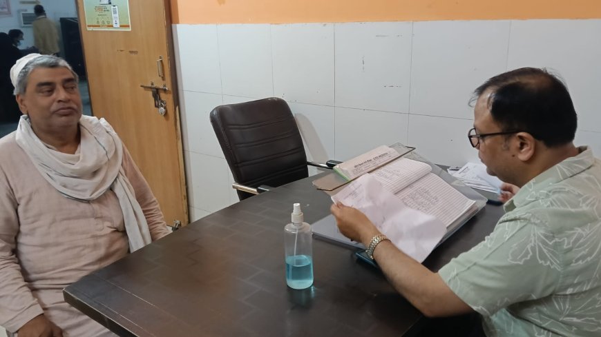 संयुक्त चिकित्सालय सिरौलीगौसपुर में मरीजों की उमडी भीड़ 860 नये पुराने मरीजों का उपचार किया गया