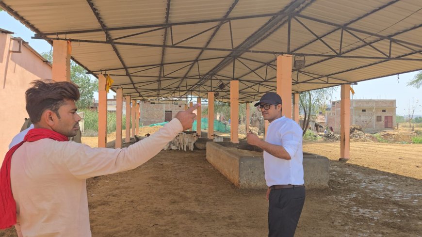 जिलाधिकारी ने गढ़ीवा गौशाला का किया औचक निरीक्षण, व्यवस्थाओं को सुदृढ़ करने के दिए कड़े निर्देश