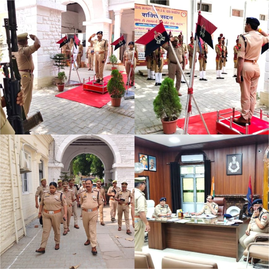पुलिस महानिरीक्षक विंध्याचल परिक्षेत्र, जनपद मीरजापुर द्वारा पुलिस कार्यालय जनपद मीरजापुर का किया गया वार्षिक निरीक्षण*