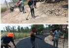 सफदरगंज बदोसरांय मार्ग से औलिया लालपुर सडक का निर्माण कार्य शुरू