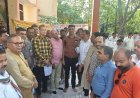 बाराबंकी: लेखा कार्यालय में व्याप्त भ्रष्टाचार के खिलाफ शिक्षकों का संयुक्त धरना-प्रदर्शन