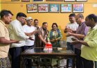 सभासदों ने पालिका अध्यक्ष ज्ञानदेवी सागर व पूर्व पालिका अध्यक्ष ओपी सागर की धूमधाम से केक काटकर मनाई शादी की सालगिरह