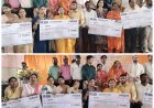 मानदेय वृद्धि पर अनुदेशकों का सम्मान, ₹17 हजार के प्रतीकात्मक चेक वितरित राज्य मंत्री सतीश चंद्र शर्मा सहित जनप्रतिनिधियों की उपस्थिति में भव्य कार्यक्रम सम्पन्न नगरपालिका सभागार बाराबंकी में आयोजित हुआ गरिमामय समारोह