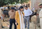 बकरीद पर्व को लेकर उपजिलाधिकारी अनिल कुमार सरोज एस डी एम न्यायिक आकांक्षा गुप्ता, तहसीलदार बालेन्दु भूषण वर्मा आदि के साथ कस्बा इचौली में कुर्बानी स्थलों आदि का निरीक्षण किया
