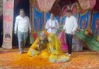 रामलीला कार्यक्रम में शामिल हुए सुनील सिंह सेवक ,प्रभु श्री राम की आरती की