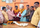 पीईएस संवर्ग में पदोन्नति पर खंड शिक्षा अधिकारी राम प्रताप सिंह का हुआ भव्य स्वागत