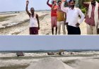 गलत स्थान पर बालू खनन से गांव बचाव परियोजना पर मंडराया खतरा
