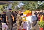 अंतिम सलामी के बाद पिरसुआ गांव के लिए रवाना हुआ शहीद विपिन कुमार का पार्थिव शरीर