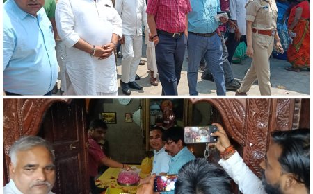 जिला अधिकारी ईशान प्रताप सिंह ने बडे बाबा की समाधि पर माथा टेक विश्व मानव कल्याण की कामना किया