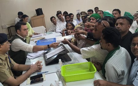 भारतीय हलधर किसान यूनियन ने 5 सूत्रीय ज्ञापन जिलाधिकारी बदायूं को सौंपा ,शीघ्र समाधान का मिला आश्वाशन