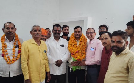 *ब्राह्मण उत्थान महासभा के जिलाध्यक्ष दिनेश कुमार दीक्षित का हुआ भव्य स्वागत*