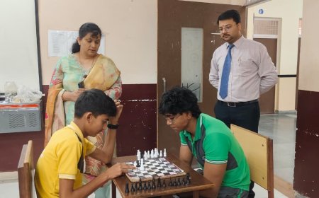 बाबा इन्टरनेशनल स्कूल मे हुआ शतरंज प्रतियोगिता का आयोजन,विजेताओं छात्र-छात्राओं को किया गया सम्मानित