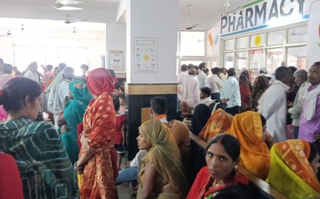 संयुक्त चिकित्सालय सिरौलीगौसपुर की ओ पी डी में मरीजों की उमडी भीड़ 956 नये पुराने मरीजों का उपचार किया गया