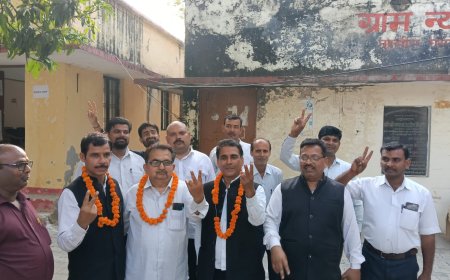 तहसील बार एसोसिएशन रामनगर में संपन्न हुए वार्षिक चुनाव