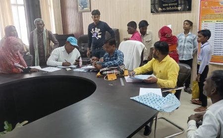 ब्लाक सभागार में दिवयांग जन सशक्तिकरण विभाग द्वारा दिव्यांग चिन्हांकन शिविर का आयोजन किया गया