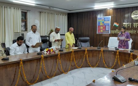 नगर पंचायत बंकी के नामित सभासदो को उप जिलाधिकारी ने दिलाई शपथ