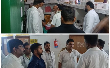 जिलाधिकारी ईशान प्रताप सिंह ने संयुक्त चिकित्सालय सिरौलीगौसपुर का औचक निरीक्षण किया