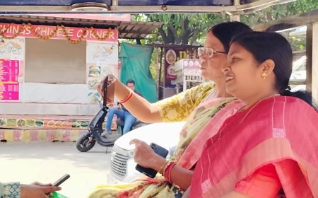 वैश्विक ऊर्जा संकट के बीच राज्यसभा सांसद डॉ. संगीता बलवंत ने दिया ईंधन बचत का संदेश, ई-रिक्शा से की यात्रा