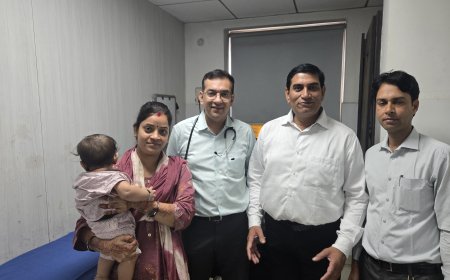 शाही ग्लोबल हॉस्पिटल में गर्भस्थ शिशु के हृदय रोग का सफल उपचार, जन्म के बाद पूरी तरह स्वस्थ मिला बच्चा