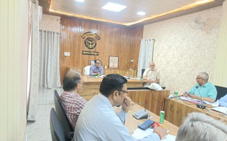 जिलाधिकारी की अध्यक्षता में जिला शिक्षा एवं अनुश्रवण समिति की बैठक संपन्न