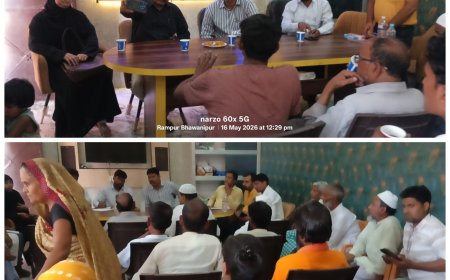 विकास खंण्ड सिरौलीगौसपुर की ग्राम पंचायत रामपुर भवानीपुर में विकास कार्यों की बैठक हुई