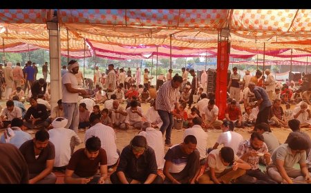 ग्राम कुम्हा में शिवलेश्वर महादेव मंदिर के पुनर्निर्माण उपरांत प्राण प्रतिष्ठा और विशाल भंडारे में उमड़ा श्रद्धा का सैलाब
