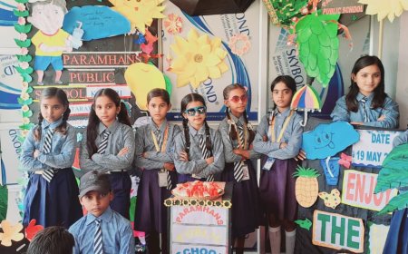 परमहंस पब्लिक स्कूल एवं पंडित विद्याधर इंटर कालेज कबरी में हुआ समर कैंप का आयोजन