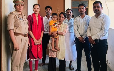 घर से भटकी नन्ही दीक्षा को मिला मां का आंचल, चाइल्ड हेल्पलाइन ने मिलाया परिवार से