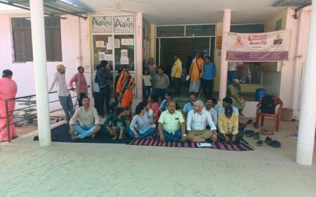 मांगों को लेकर संविदा कर्मियों का कार्य बहिष्कार, सीएचसी रामनगर की स्वास्थ्य सेवाएं प्रभावित