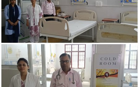 संयुक्त चिकित्सालय सिरौलीगौसपुर की ओ पी डी में मरीजों की उमडी भीड़