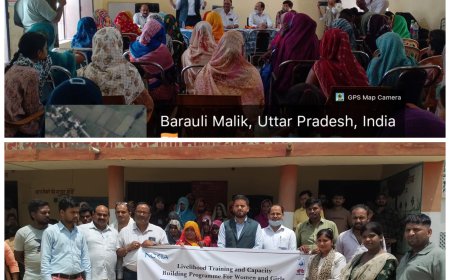 महिला सशक्तिकरण के तहत नोकिया स्मार्ट पुर परियोजना अन्तर्गत ऋचा संस्था द्वारा ट्रेनिंग सत्र का आयोजन- किया