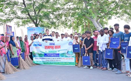 बैंक ऑफ इंडिया एवं जीडीए की पहल से गूंजा “स्वच्छ रामगढ़ ताल” का संदेश