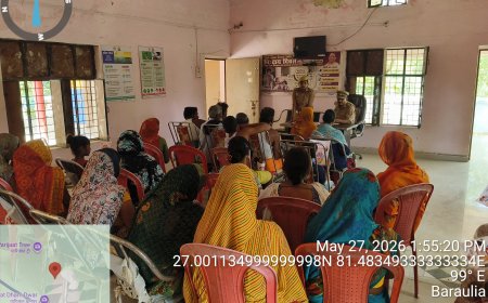 बरोलिया के पंचायत भवन में पुलिस की चौपाल में नारी शक्ति मिशन को लेकर महिलाओं को जागरूक किया गया