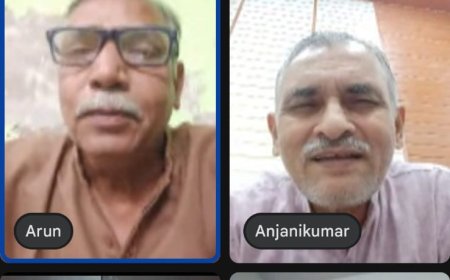 साहित्य साधना काशी मंच की ऑनलाइन कवि गोष्ठी संपन्न, अरुण कुमार श्रीवास्तव की ग़ज़ल रही आकर्षण का केंद्र