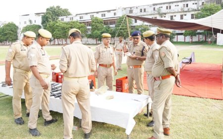 गोरखपुर पुलिस का मॉक दंगा नियंत्रण अभ्यास, भीड़ नियंत्रण और त्वरित प्रतिक्रिया की परखी गई तैयारी
