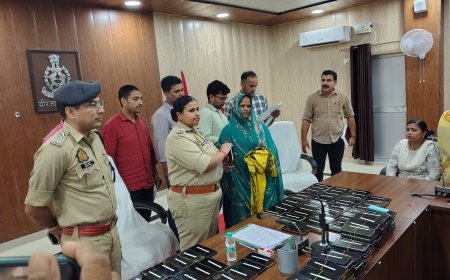 जनपद में गुम/खोए हुए कुल 234 स्मार्ट मोबाइल फोन (अनुमानित कीमत करीब ₹ 32 लाख) की सफलता पूर्वक बरामद कर मोबाइल स्वामियों को किया गया सपूर्द
