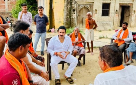 राहुल अवस्थी ने सीहामऊ में सुनी मन की बात,बूथ अध्यक्ष सहित ग्रामीण हुए शामिल