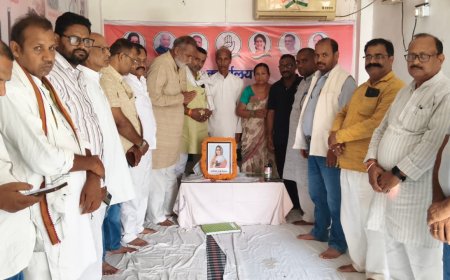 लोकमाता अहिल्याबाई होलकर की जयंती पर कांग्रेसजनों ने दी श्रद्धांजलि, उनके आदर्शों को अपनाने का लिया संकल्प