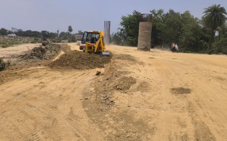 प्राइवेट भूमि धारक किसानों को अब तक नहीं मिला मुआवजा, सर्विस रोड निर्माण में आ रही बाधा